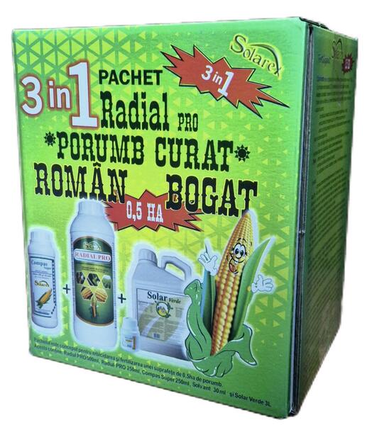 x. RADIAL CORN PACKAGE - CLEAN CORN, RICH ROMANIAN
