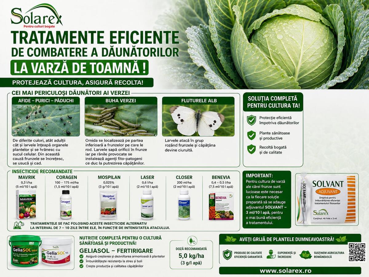 VARZA DE TOAMNA - CE TRATAMENTE APLICAM PENTRU COMBATEREA DAUNATORILOR !