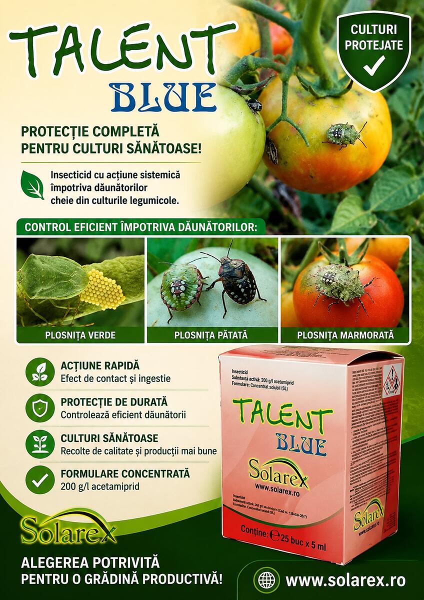 UN TRATAMENT EFICIENT PENTRU A COMBATE PLOSNITA VERDE ( Nezara viridula).
